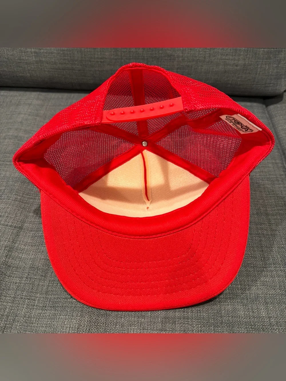 Houston Snapback Hat Trucker Rope Adjustable Red Men’s Medium / Large